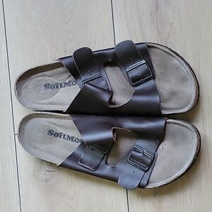 SOFTMOC Dark Brown Sandals size 10